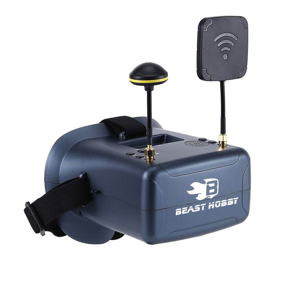 BeastHobby 008D PRO FPV Goggle 5.8GHz 40ch Receiver with DVR