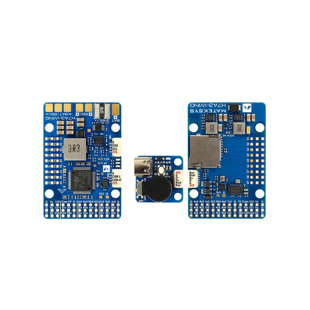MATEK H7A3-WING Flight Controller MicroSD Socket for Datalogging 3-8S Built-in OSD for RC Multirotor Airplane Fixed-Wing Drone