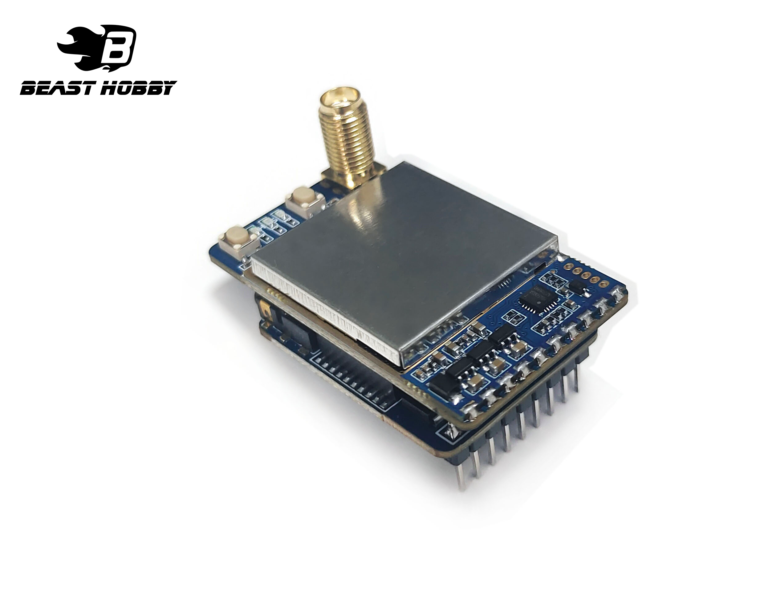 BeastHobby VRX75D VRX75DF 7.2GHz Video Receiver Video output and RSSI