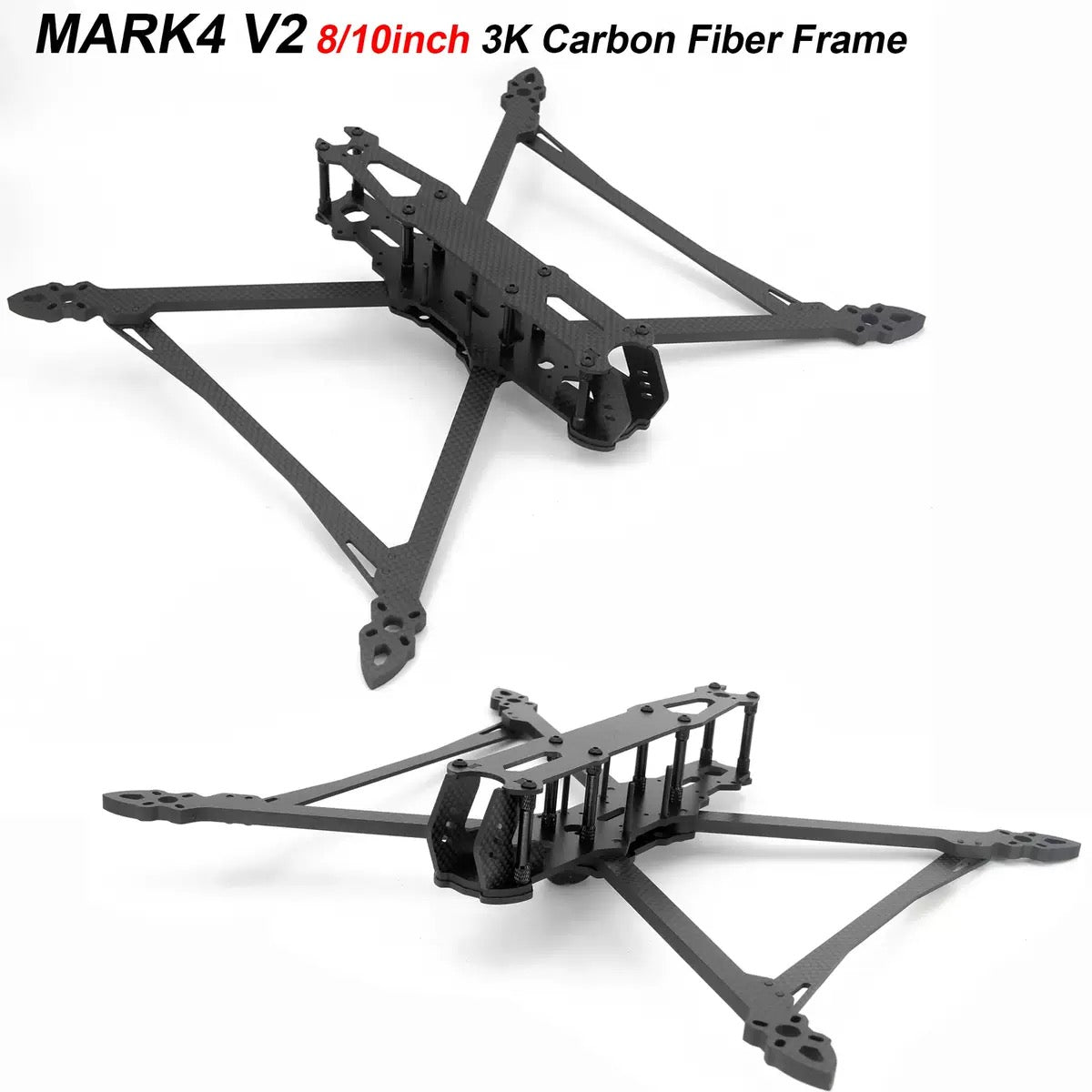 BeastHobby MARK4 V2 8inch 10inch 367mm 427mm Carbon Fiber FPV Drone Frame KIT for RC FPV Freestyle Long Range Racing Drone