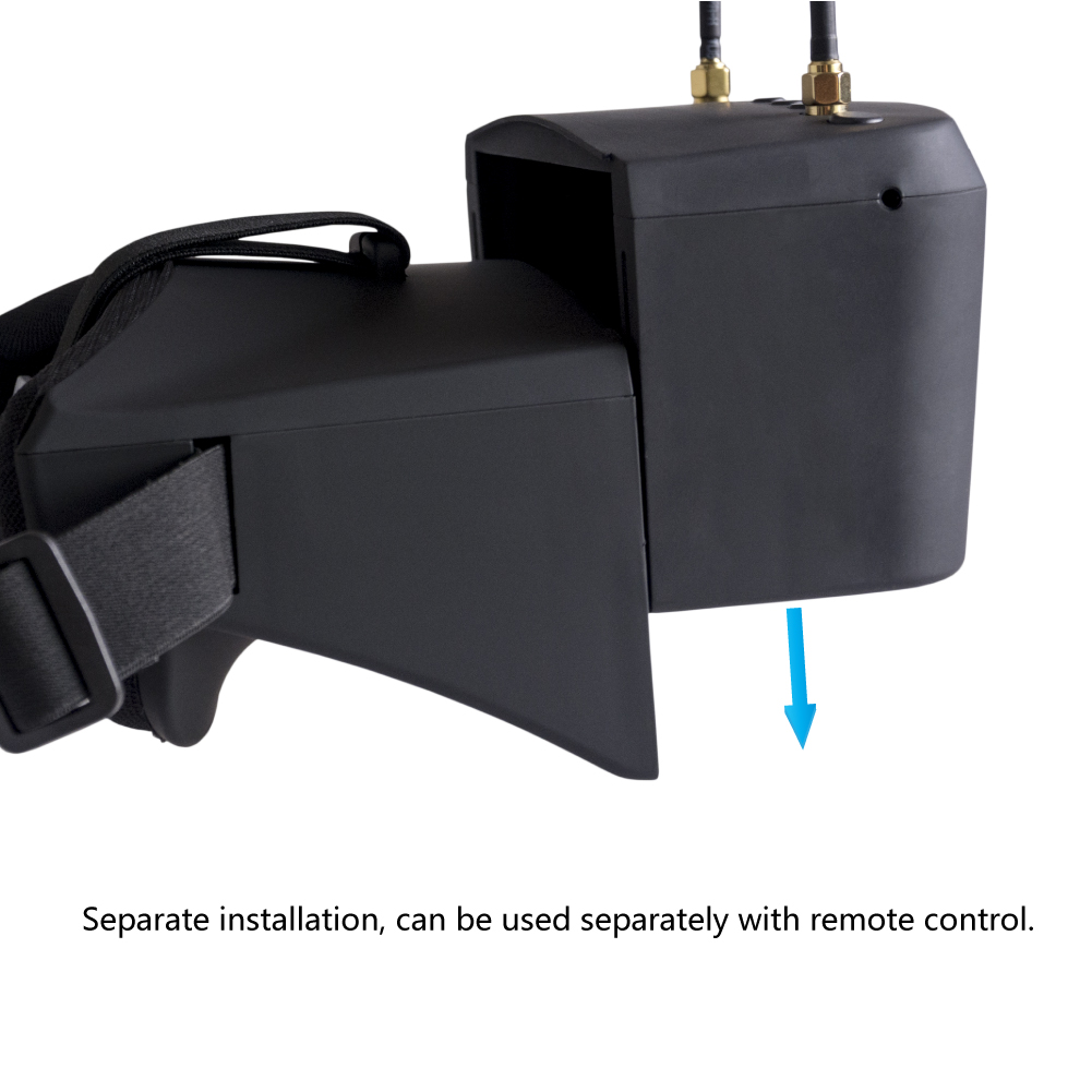 BeastHobby EV800D 5.8GHz 40CH Diversity FPV Goggles w/ DVR