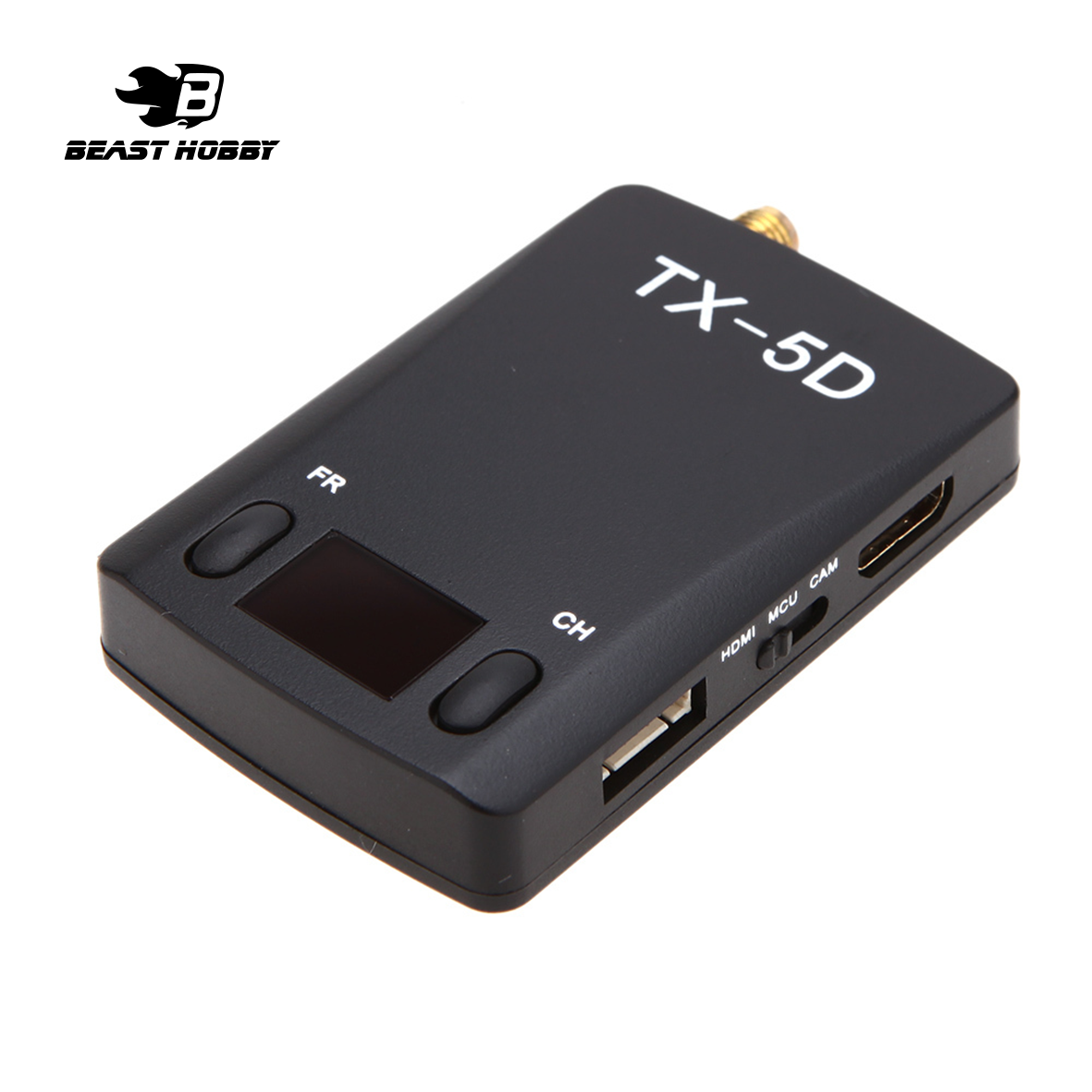 BeastHobby TX-5D 5.8Ghz 600mW 32 Channel HDMI to AV FPV Transmitter Module for RC MultiCopter GOPRO HERO