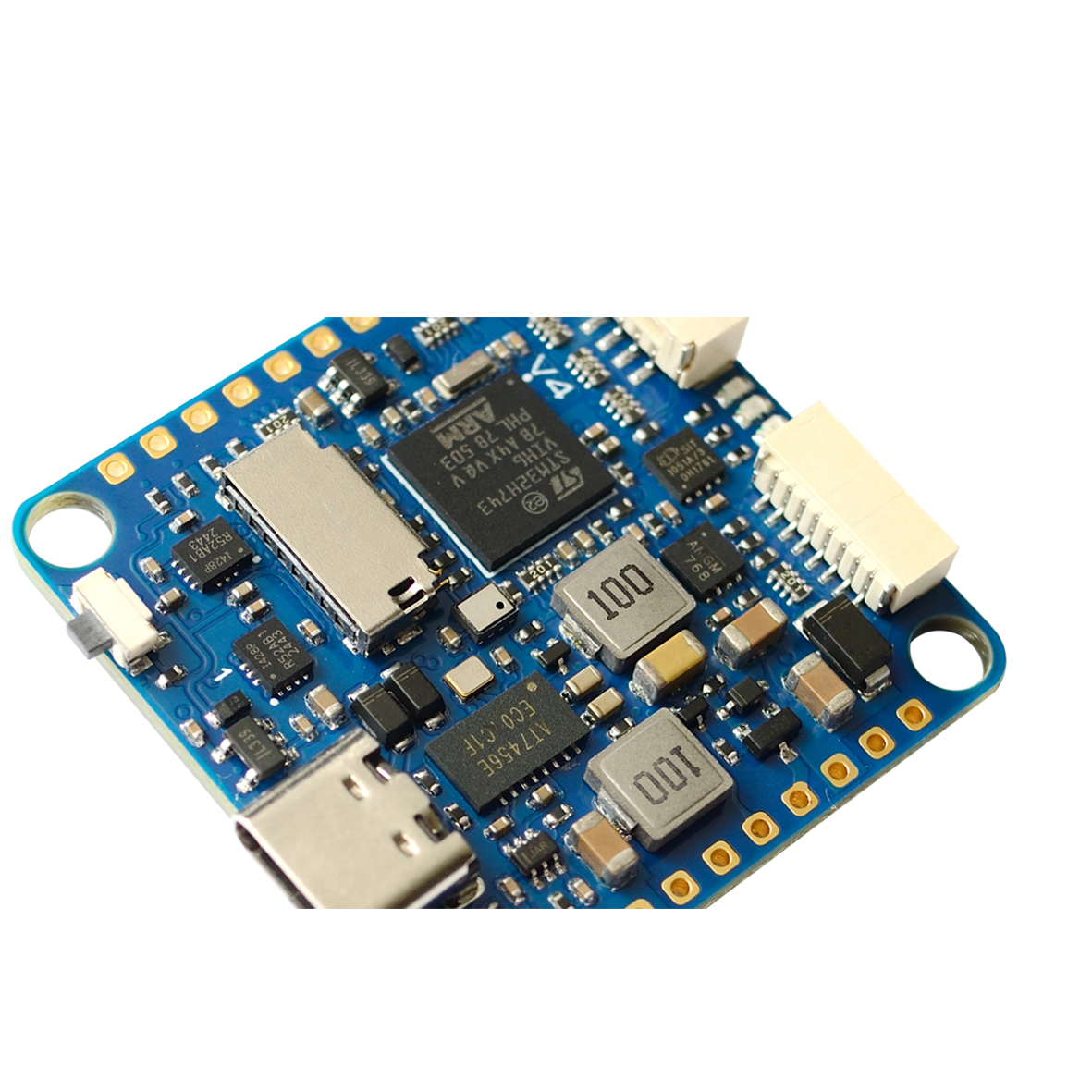 Matek Mateksys H743 SLIM V4 STM32H743VIT6 Dual ICM20602 Blackbox 2-8S F7 Flight Controller 30.5x30.5 FPV