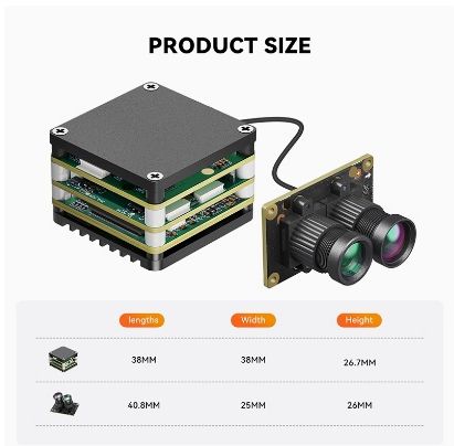 BeastHobby AI Tracking Module with HD+Thermal Camera Plastic 10Tops INT8 Computing Power for RC FPV Drone UAV