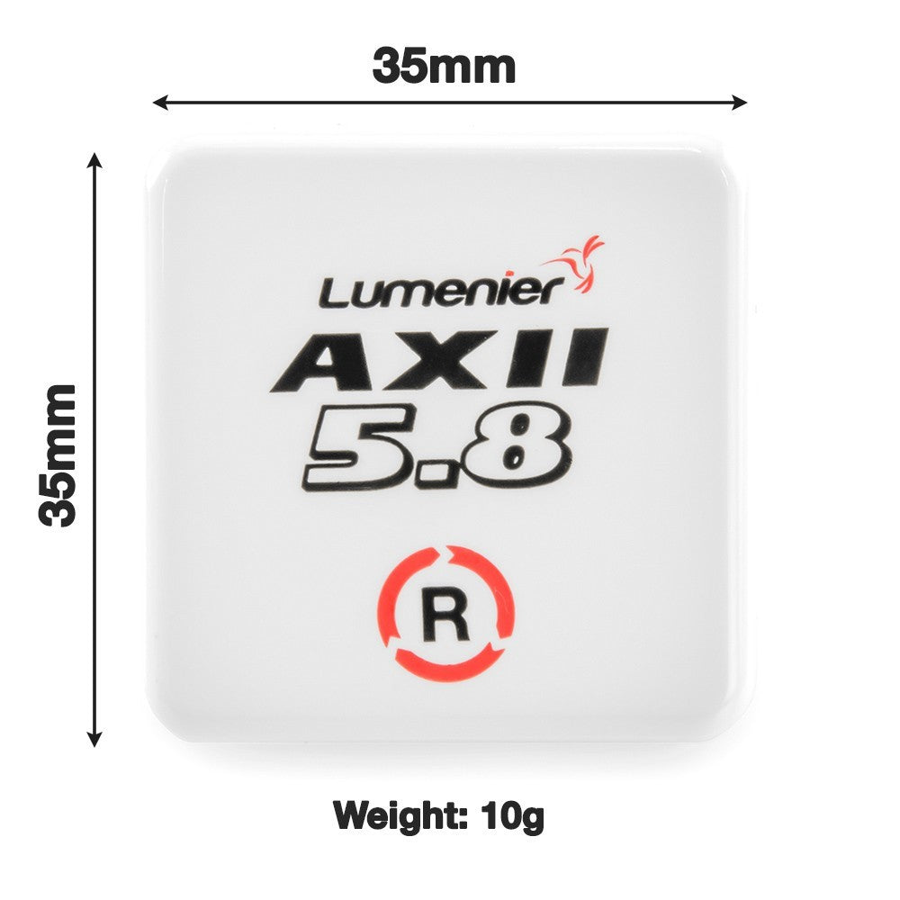 Lumenier AXII Patch Antenna 5.8GHz (RHCP)(LHCP)