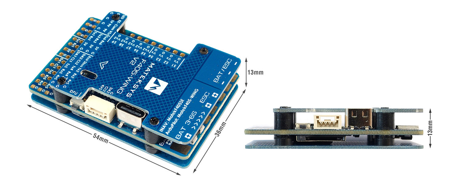 MATEKSYS F405 Wing V2 Flight Controller