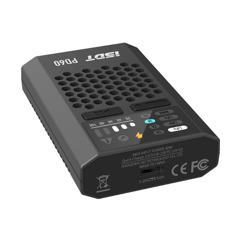 iSDT PD60 Charger: 60W 6A USB-C Input