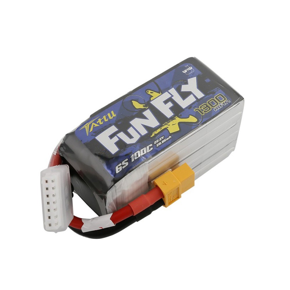 Tattu FunFly 1300mAh 6S1P 100C Battery