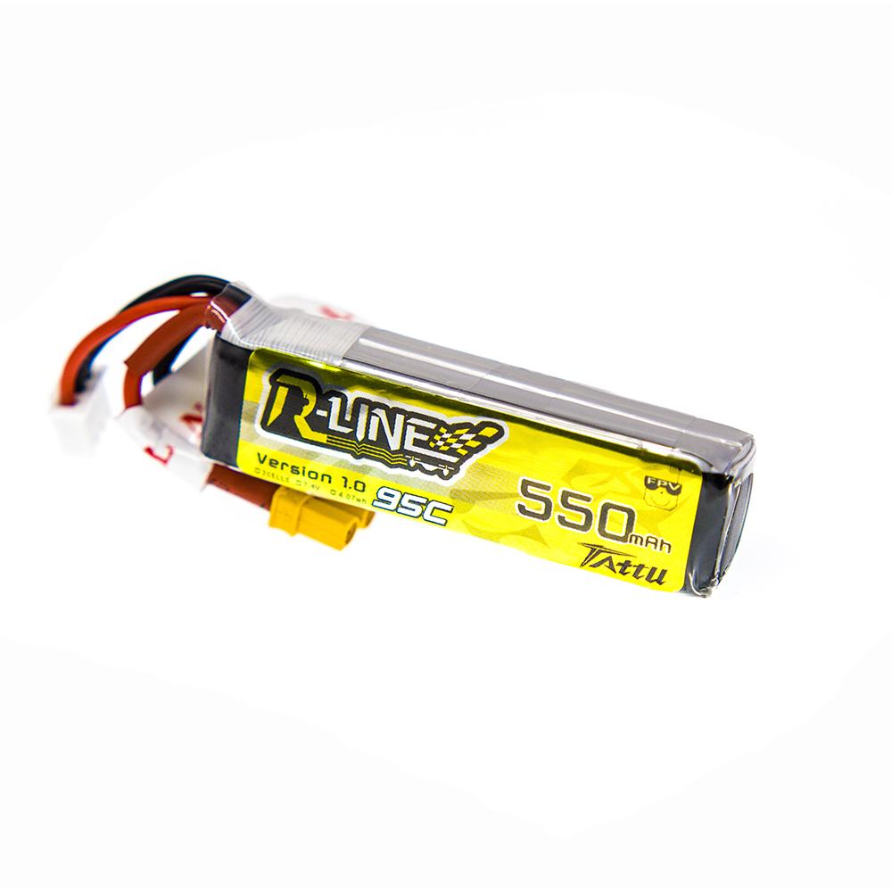 Tattu R-Line 2S 550mAh 95C LiPo Battery