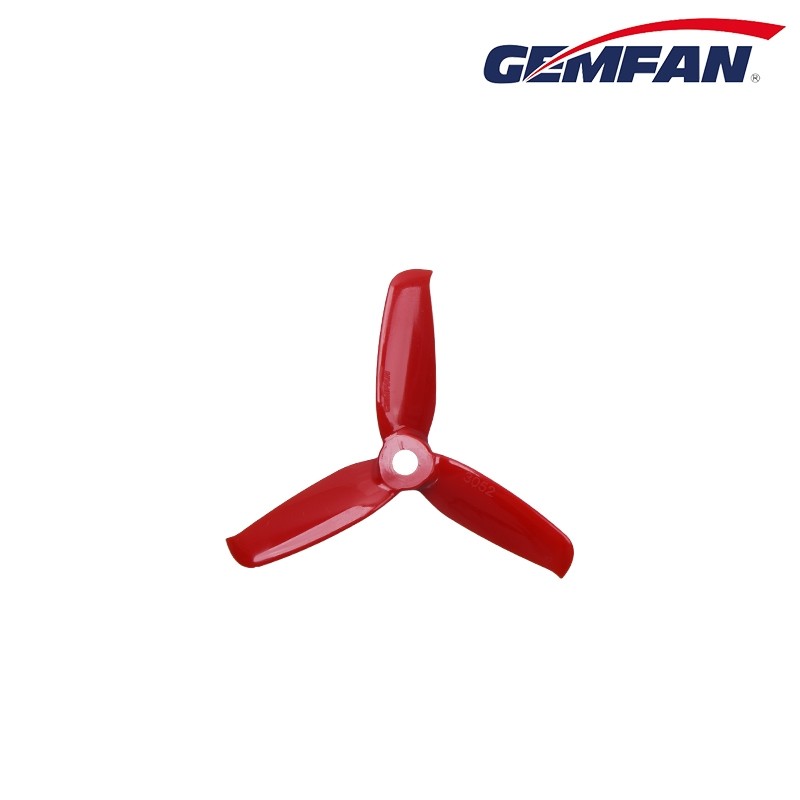 Gemfan 3052 - 3 Blade Propeller Red pc