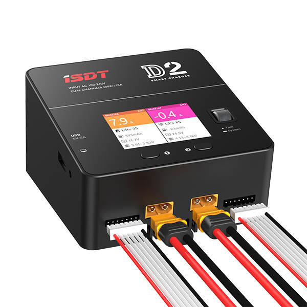 ISDT D2 Mark2 Charger - Upgrade Version | 200W 24A AC Dual Channel