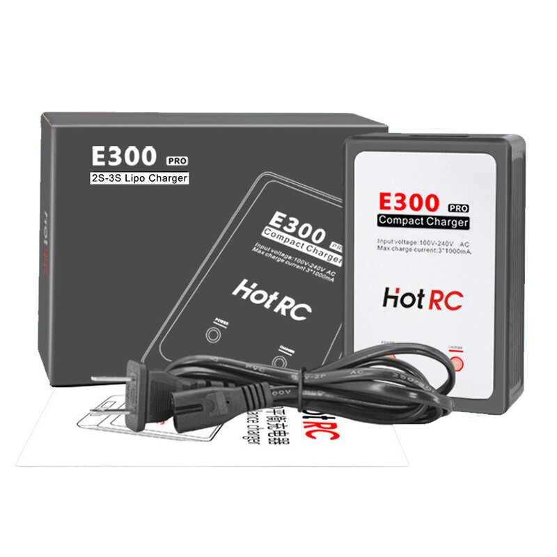 HOTRC E300 Charger | 2-3S Lipo Battery