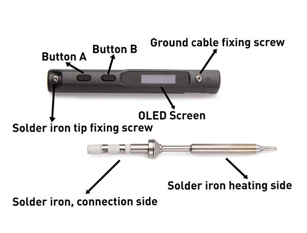 TS100 Soldering Iron: Digital OLED